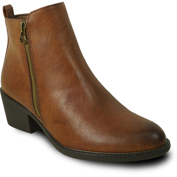 KOZI Canada Waterproof Women Boot CHLOE-1 Ankle Dress Boot Brown