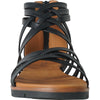 KOZI Women Sandal FIONA-2 Comfort Flat Sandal Black