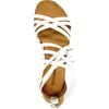 KOZI Women Sandal FIONA-2 Comfort Flat Sandal White