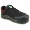 VANGELO Men Work Safety Shoe HELMUT-1 CSA Certified Steel Toe Protection Black/Red