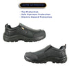 VANGELO Men Work Safety Shoe HELMUT-4 CSA Certified Steel Toe Protection Black