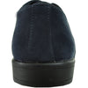 BRAVO Men Dress Shoe KING-3 Wingtip Oxford Shoe Blue - Wide Width Available
