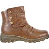 KOZI Waterproof Women Boot LYA-1 Ankle Winter Fur Casual Boot BROWN