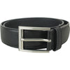 Vangelo Men Classic Dress Belt Black Debossed