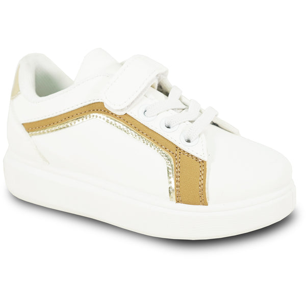 KOZI Kid Fashion Sneaker MG3275KID with Removable Insole Gold
