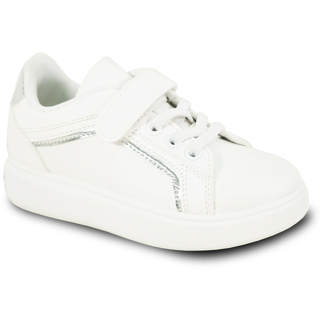 KOZI Kid Fashion Sneaker MG3275KID with Removable Insole SILVER