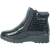 KOZI Women Winter Fur Boot NANCY-2 Ankle Casual Boot Black