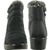 KOZI Women Winter Fur Boot NANCY-3 Ankle Casual Boot Black