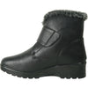 KOZI Women Winter Fur Boot NANCY-6 Ankle Casual Boot Black