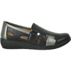 KOZI Women Comfort Casual Shoe OY3236 Wedge Sandal Black