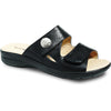 kozi Women Sandal OY5125 Comfort Wedge Sandal Black