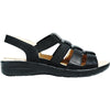 kozi Women Sandal OY5126 Comfort Wedge Sandal Black
