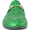 BRAVO Men Dress Shoe PROM-2 Loafer Shoe for Prom & Wedding GREEN