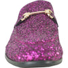 BRAVO Men Dress Shoe PROM-2 Loafer Shoe for Prom & Wedding PURPLE