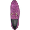 BRAVO Men Dress Shoe PROM-2 Loafer Shoe for Prom & Wedding PURPLE