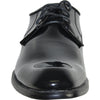 VANGELO Boy ROCKEFELLER KID Dress Shoe Formal Tuxedo for Prom & Wedding Black Patent