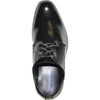 VANGELO Boy ROCKEFELLER KID Dress Shoe Formal Tuxedo for Prom & Wedding Black Patent