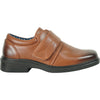 BRAVO Boy Dress Shoe WILLIAM-2KID Oxford Shoe School Uniform Brown