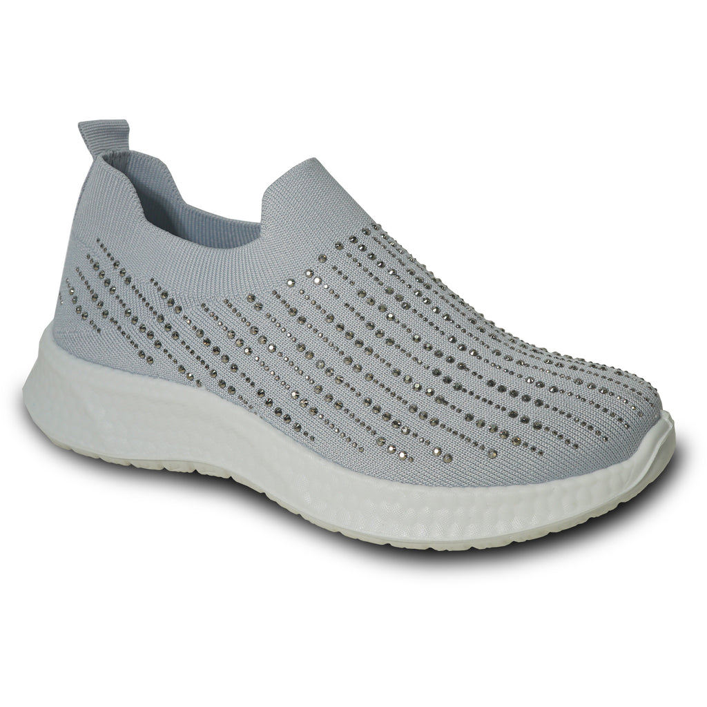 KOZI Women Casual Shoe YQ3261 Comfort Shoe Silver