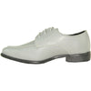 ALLURE MEN Boy AL01KID Dress Shoe Formal Tuxedo for Prom & Wedding and School Uniform Cement Grey