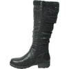 KOZI Canada Waterproof Women Boot STAR Knee High Winter Fur Casual Boot Black Wide Calf