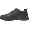 VANGELO Men Slip Resistant Shoe JIMMY-4 Black  - Wide Width Available