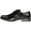 JEAN YVES Men Dress Shoe JY01 Oxford Formal Tuxedo for Prom & Wedding Shoe Black Patent - Wide Width Available