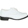 JEAN YVES Boy JY01KID Dress Shoe Formal Tuxedo for Prom & Wedding White Patent