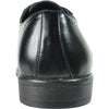 BRAVO Men Dress Shoe KING-2 Wingtip Oxford Shoe Black - Wide Width Available