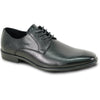 BRAVO Men Dress Shoe KING-7 Oxford Shoe BLACK - Medium and Wide Width Available