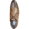 BRAVO Men Dress Shoe KLEIN-1 Oxford Shoe Brown with Leather Lining