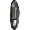 BRAVO Men Dress Shoe KLEIN-3 Loafer Shoe Black with Leather Lining