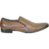 BRAVO Men Dress Shoe KLEIN-3 Loafer Shoe Brown with Leather Lining