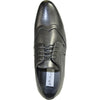BRAVO Men Dress Shoe KLEIN-4 Wingtip Oxford Shoe Black
