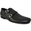 BRAVO Men Dress Shoe KLEIN-5 Loafer Shoe Black with Leather Lining
