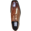 BRAVO Men Dress Shoe MILANO-2 Oxford Shoe Brown