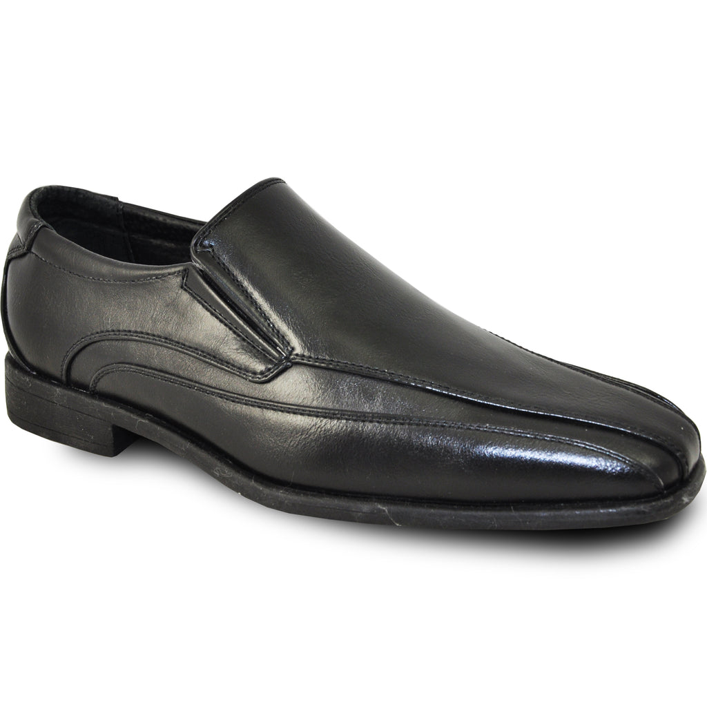 BRAVO Boy Dress Shoe MILANO-7KID Loafer Shoe Black