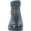 KOZI Women Winter Fur Boot NANCY-9 Ankle Casual Boot BLACK