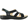 kozi Women Sandal OY3132 Comfort Wedge Sandal Black