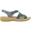 kozi Women Sandal OY3132 Comfort Wedge Sandal Navy
