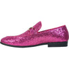 BRAVO Men Dress Shoe PROM-2 Loafer Shoe for Prom & Wedding Pink