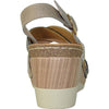 VANGELO Women Sandal REESE Wedge Sandal Taupe