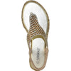 VANGELO Women Sandal ROBERTA-1 Flat Sandal Champagne Gold