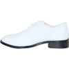 VANGELO Boy TABKID Dress Shoe Formal Tuxedo for Prom & Wedding White Patent