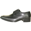 VANGELO Men Dress Shoe TUX-3 Oxford Formal Tuxedo for Prom & Wedding Black Matte - Wide Width Available