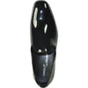 VANGELO Men Dress Shoe VALLO-3 Loafer Formal Tuxedo for Prom & Wedding Black Patent - Wide Width Available - Ortholite Insole