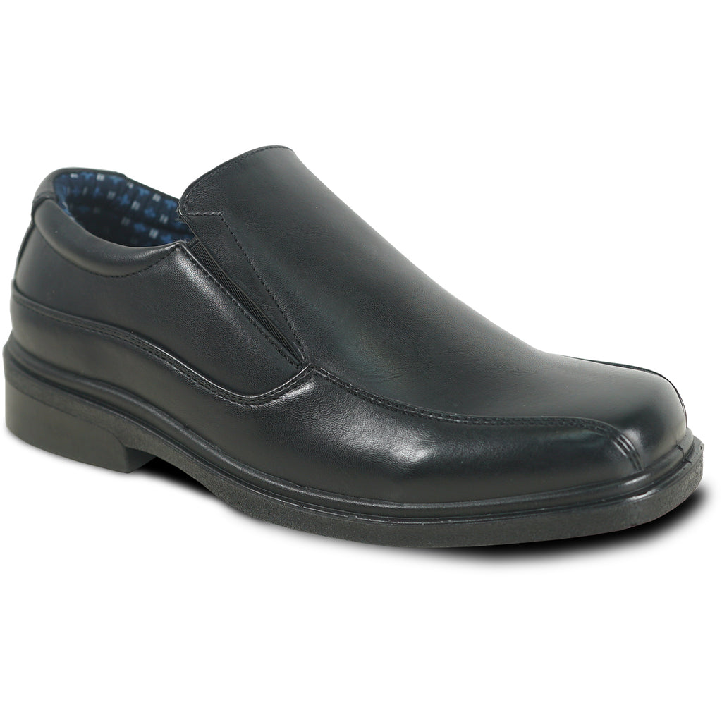 BRAVO Boy Dress Shoe WILLIAM-1KID Oxford Shoe School Uniform Black